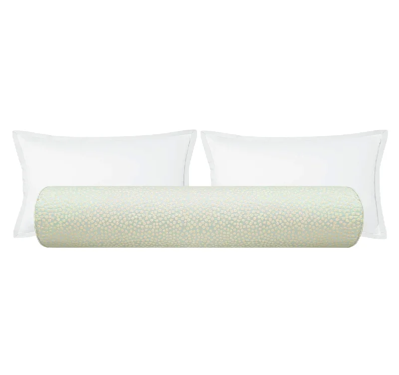 Bolsters for Pregnant Women to Alleviate Hip PainTHE BOLSTER :: DOROTHY FAUX SILK // SPA BLUE