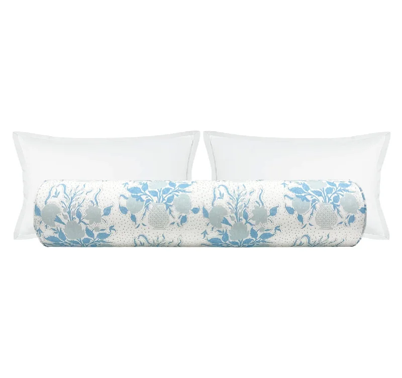 Soft Bolsters for Comfortable TV Watching on the CouchTHE BOLSTER :: ELIZABETH // MATTE BLUE | LULIE WALLACE