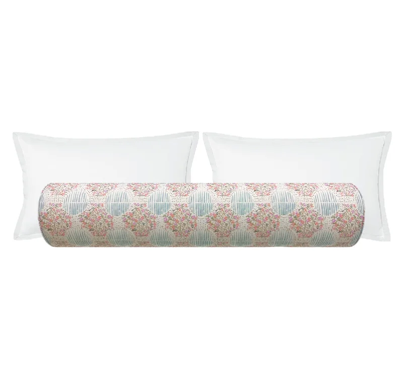 Bolsters for Shiatsu Massages to Target Specific AreasTHE BOLSTER :: FLOWER GRID | TEIL TEXTILES