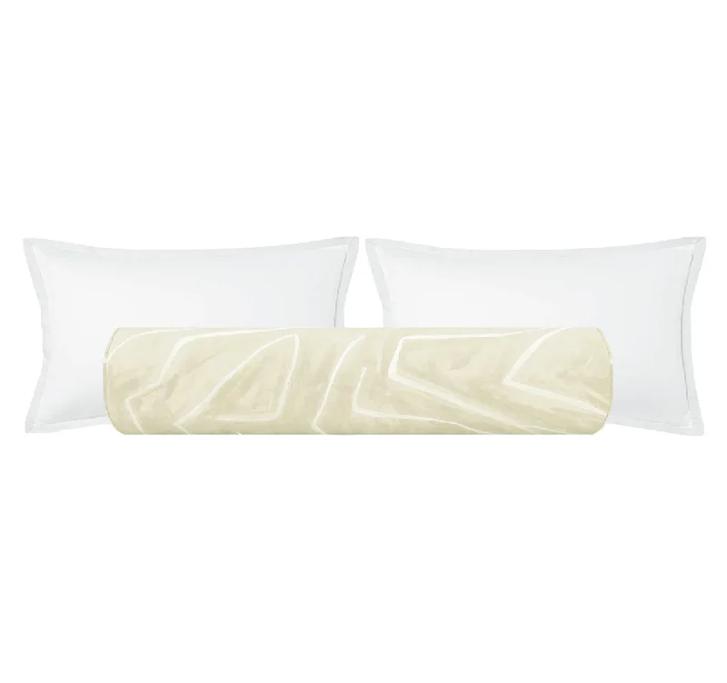 Bolsters for Toddlers' Nap Time to Keep Them SecureTHE BOLSTER :: GRAFFITO // BEIGE + IVORY