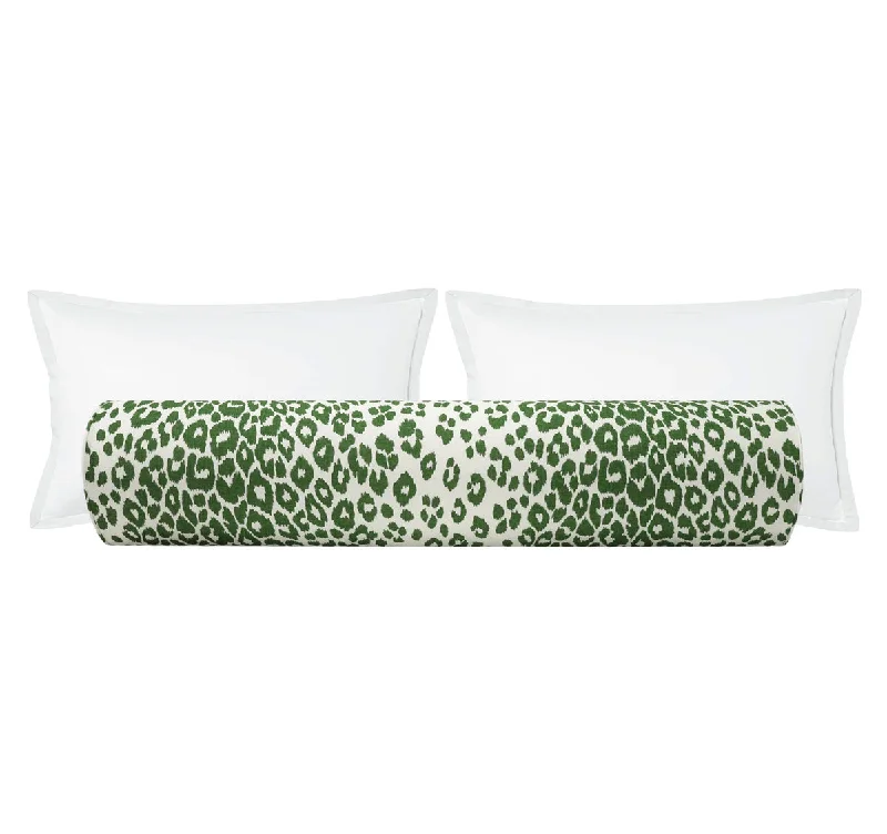 Bolsters for Pregnant Women to Alleviate Hip PainTHE BOLSTER :: ICONIC LEOPARD // GREEN