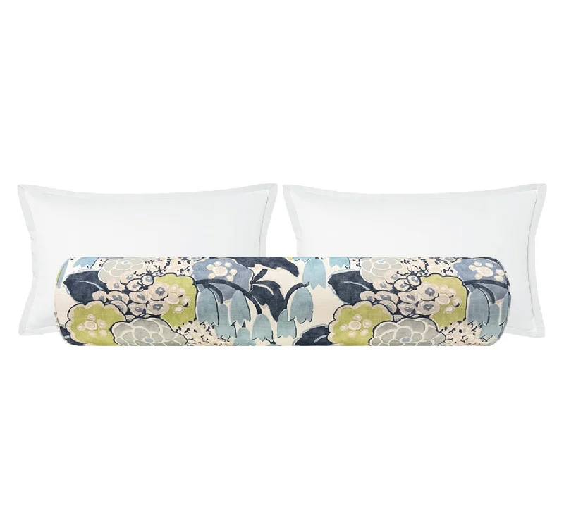 Bolsters for Feng Shui - Oriented Rooms to Promote Positive EnergyTHE BOLSTER :: LAURA // CITRUS AND BLUE | THIBAUT