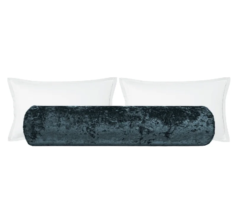 Bolsters for Massage Tables to Assist in Body PositioningTHE BOLSTER :: LAVISH VELVET // PRUSSIAN BLUE