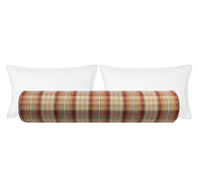 Bolsters for Book Clubs to Use During MeetingsTHE BOLSTER :: OXFORD PLAID // MULTI