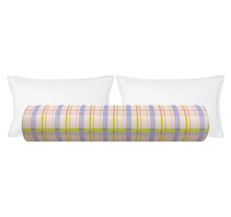 Bolsters for Tarot Reading Spaces to Add a Cozy VibeTHE BOLSTER :: PLAID // GRAPE | TEIL TEXTILES