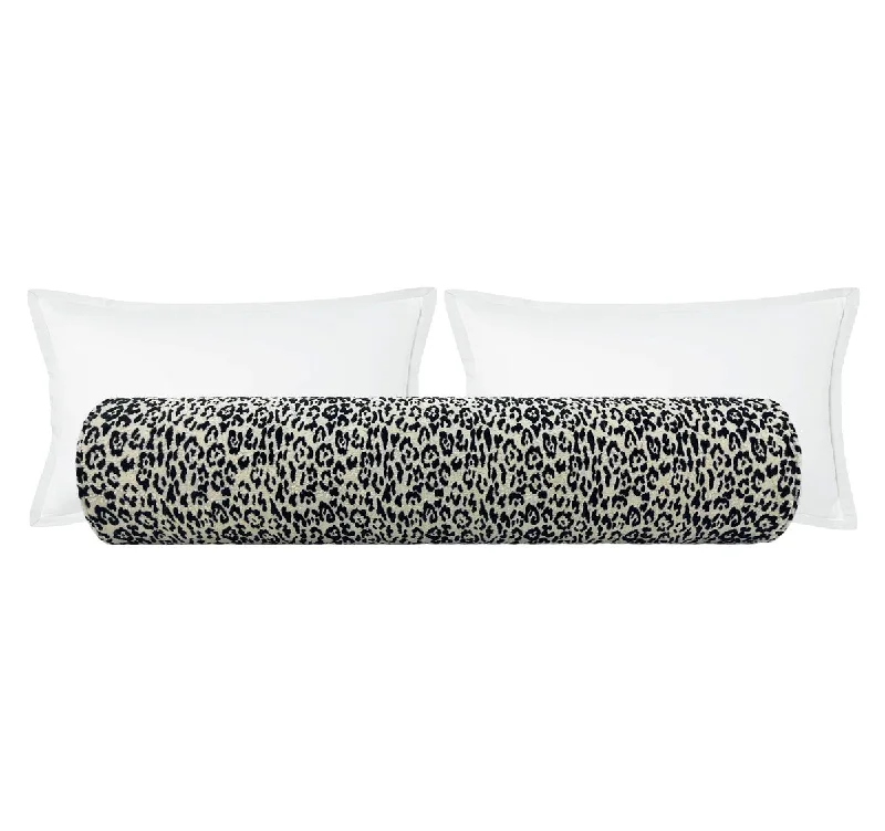 Bolsters for Outdoor Lounge Chairs to Add ComfortTHE BOLSTER :: SERENGETI CUT VELVET // SNOW