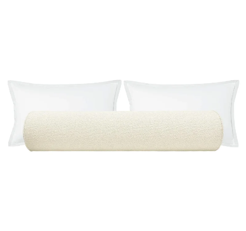 Bolsters for Sewing Rooms to Keep the Sewist ComfortableTHE BOLSTER :: SIGNATURE BOUCLÉ // BONE