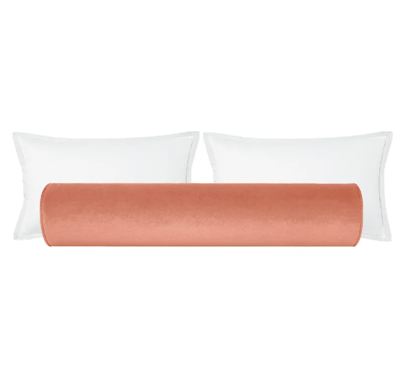 Bolsters for Shiatsu Massages to Target Specific AreasTHE BOLSTER :: SOCIETY VELVET // BLUSH