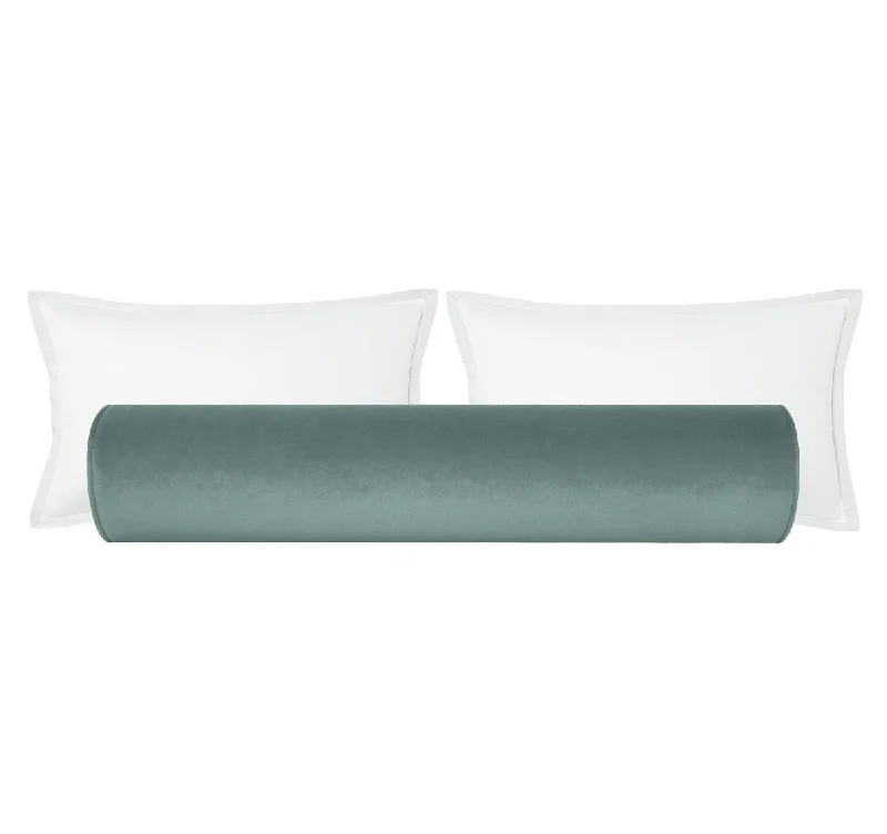 Bolsters for Poolside Relaxation to Support the BodyTHE BOLSTER :: SOCIETY VELVET // CERULEAN BLUE