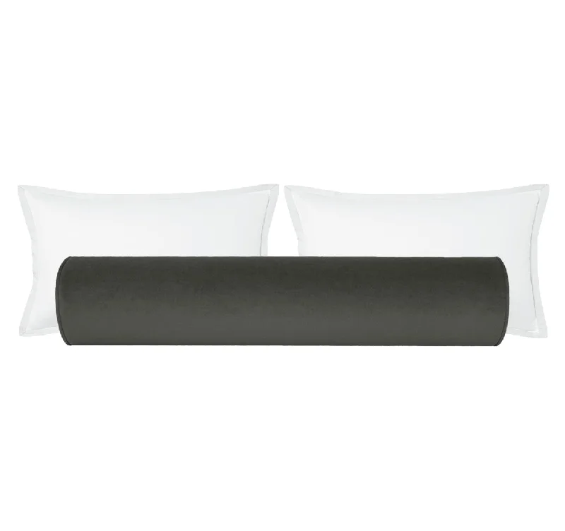 Bolsters for Toddlers' Nap Time to Keep Them SecureTHE BOLSTER :: SOCIETY VELVET // CHARCOAL