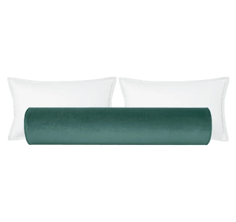 Bolsters for Antique Furniture to Complement the StyleTHE BOLSTER :: SOCIETY VELVET // PEACOCK