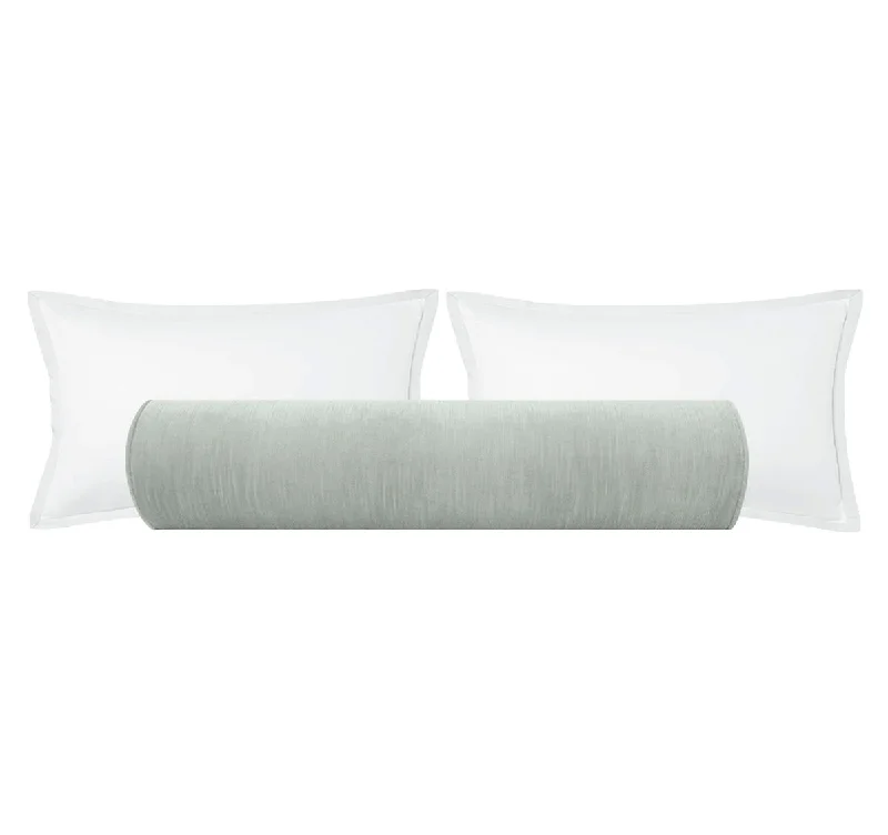 Bolsters for Sewing Rooms to Keep the Sewist ComfortableTHE BOLSTER :: STRIE VELVET // CLOUD