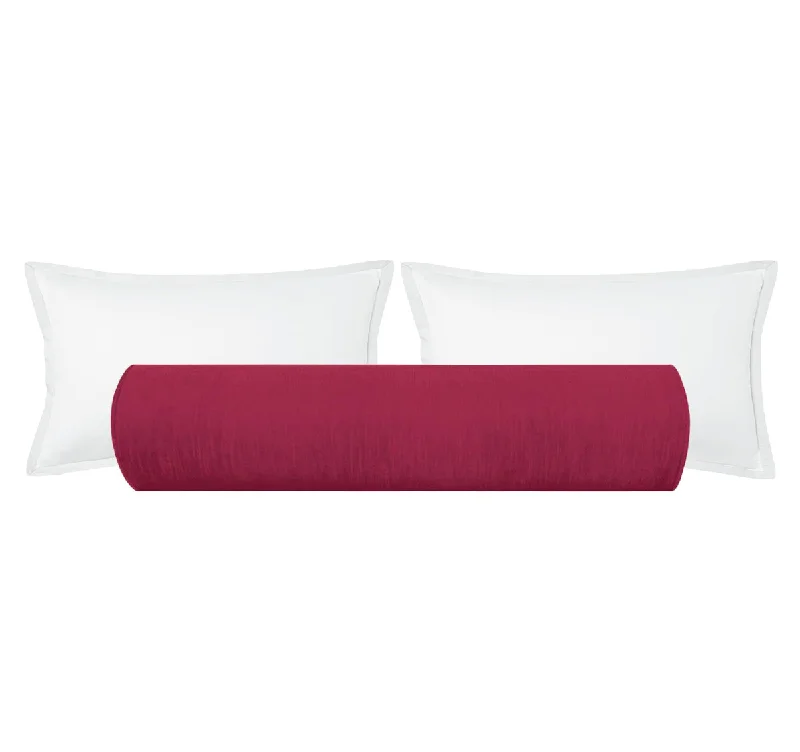 Bolsters for Post - Surgery Recovery to Support Incision AreasTHE BOLSTER :: STRIE VELVET // MAGENTA