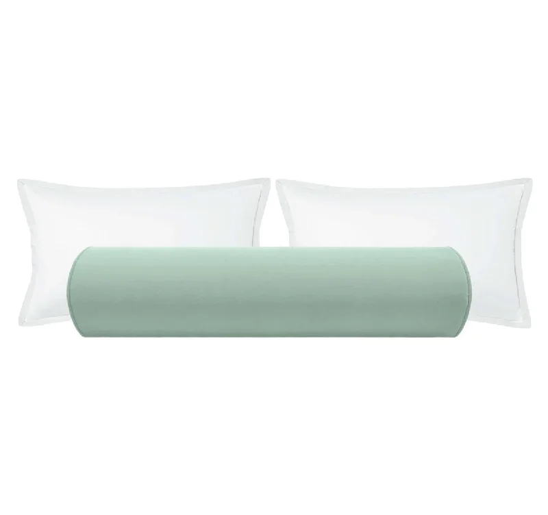 Bolsters for Massage Tables to Assist in Body PositioningTHE BOLSTER :: STUDIO VELVET // SEA BLUE