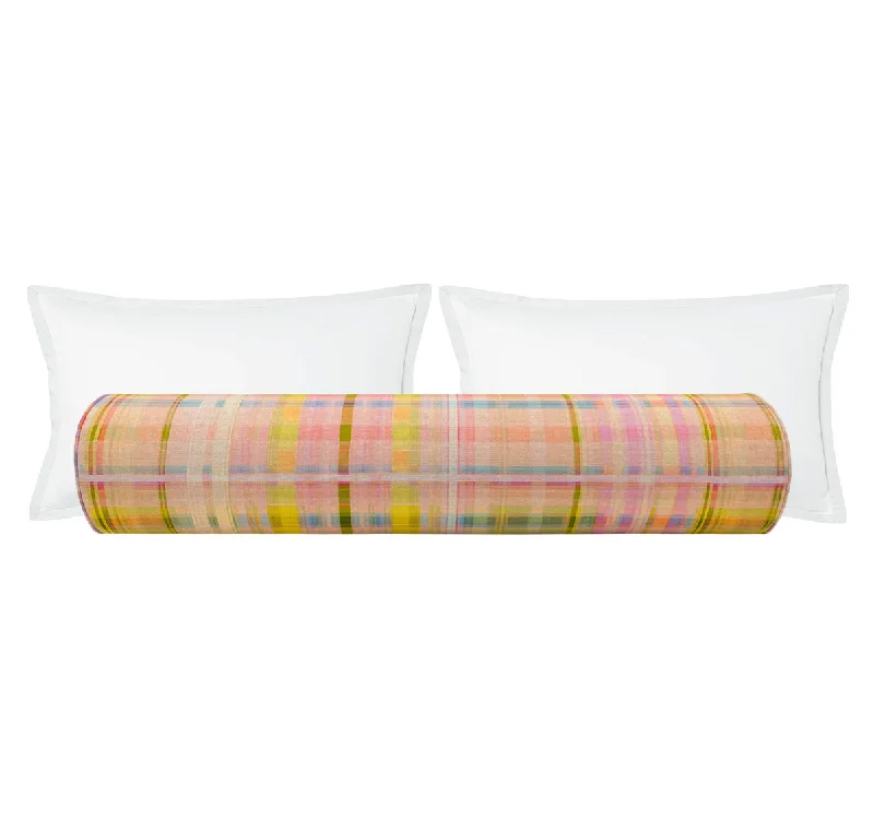 Bolsters for Chiropractic Adjustments to Support the SpineTHE BOLSTER :: TATTIE PLAID  // MULTI | ANNA SPIRO