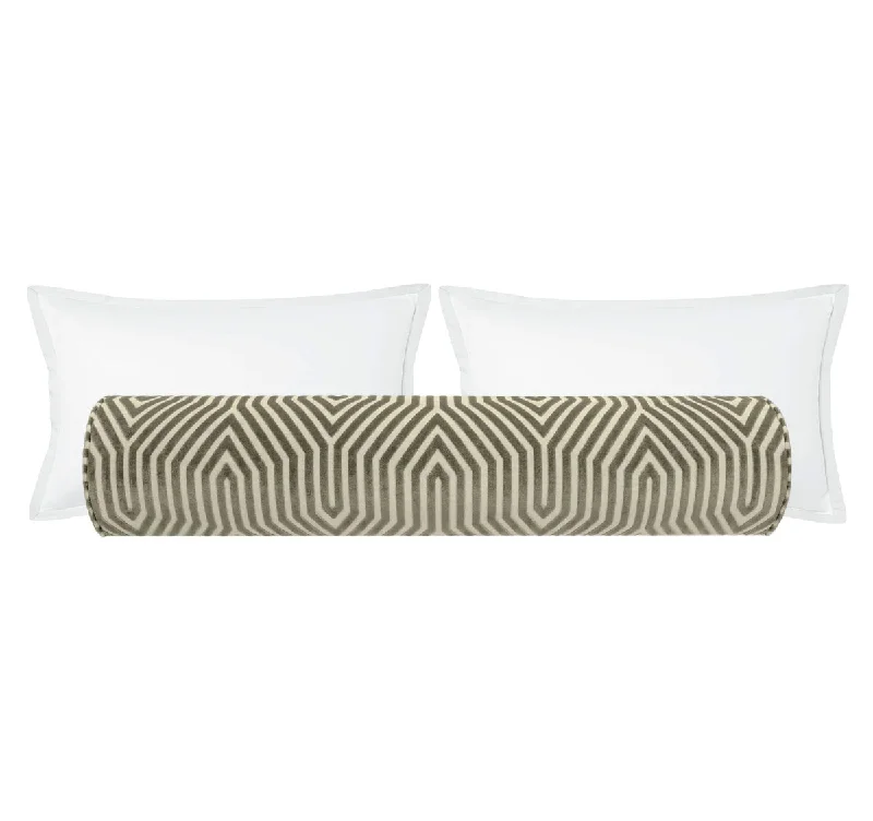 Bolsters for Writing Nooks to Keep the Writer ComfortableTHE BOLSTER :: VANDERBILT VELVET // DOVE