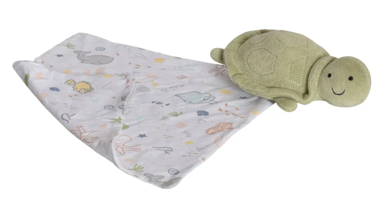 Queen - size comforters for standard queen - sized mattressesTikiri Ocean Organic Comforter - Turtle