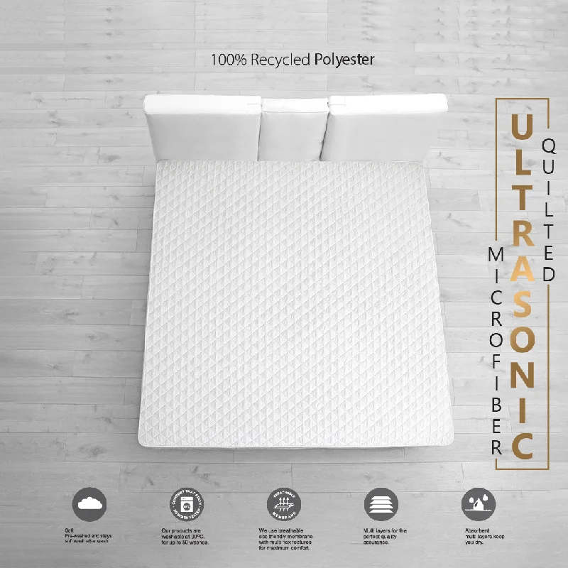 Organic cotton mattresses for a chemical - free sleep surfaceUltrasonic Microfiber Waterproof Mattress Protector