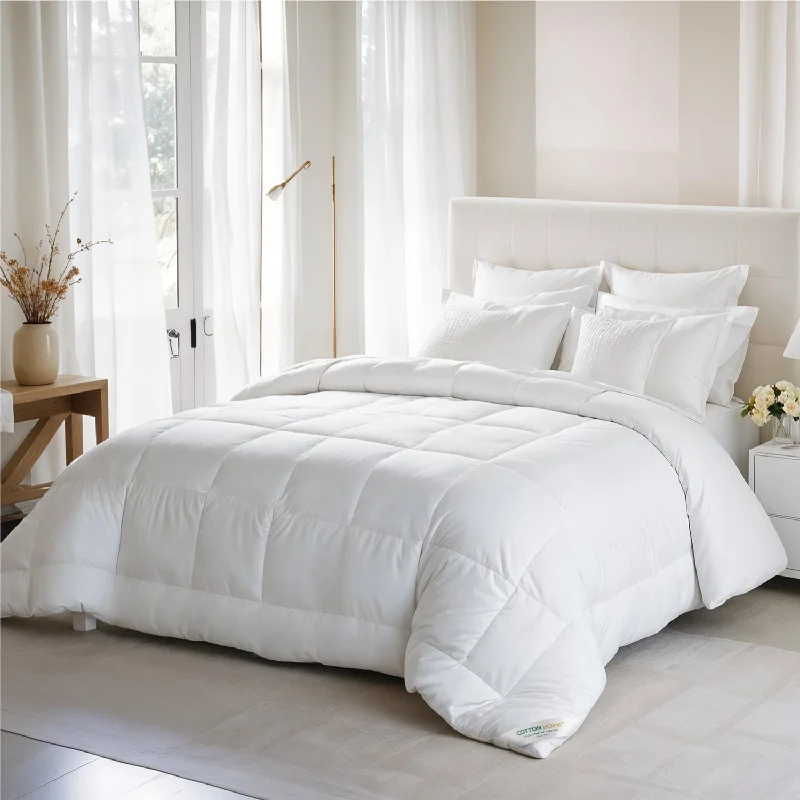 Duvet covers that coordinate with existing bedroom furniturePremium All Season High Quality Super Soft White 4 piece set Single Comforter 135x220