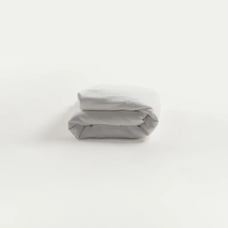 Stain - resistant duvet covers for easy maintenanceWhite Linen Duvet Cover