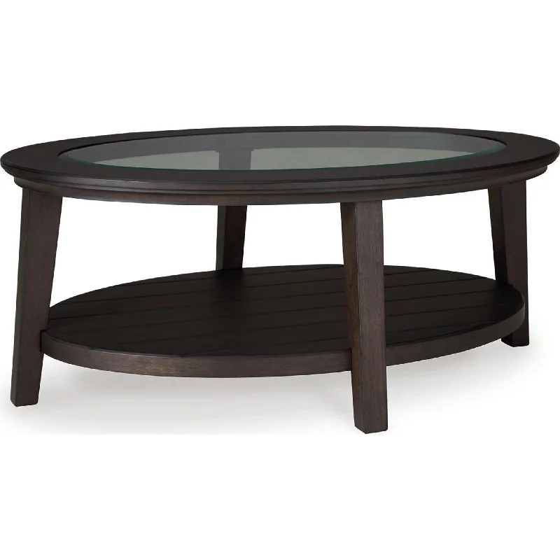 Celamar Coffee Table - Dark Brown